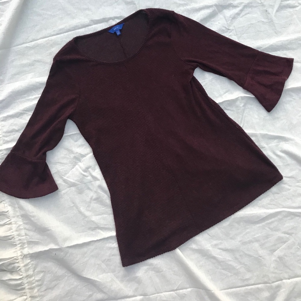 Burgundy top